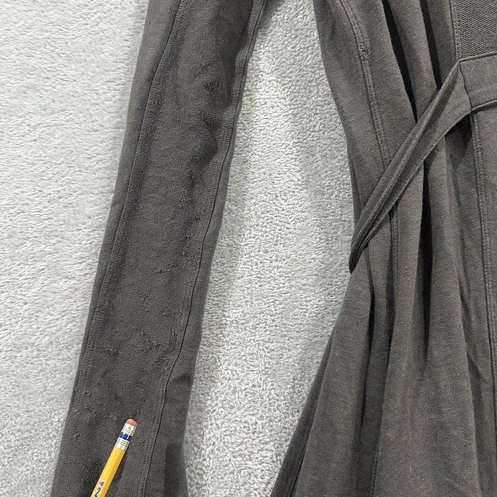 Lunya The Robe Organic Pima Cotton with Pockets Long Gray Loungewear Luxury - Picture 9 of 12